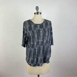 Isabel Marant Feather Print Linen Tee